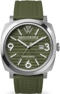 Часы WatchPeople WP2 Timeless Green Silver 700998