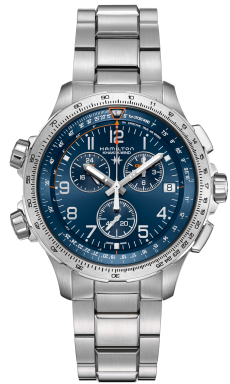 Часы Hamilton Khaki X-Wind GMT Chrono Quartz H77922141