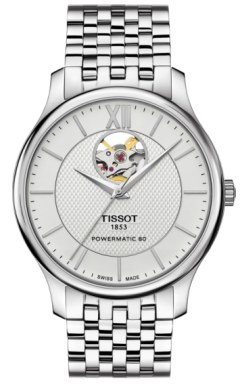 Часы Tissot Tradition Powermatic 80 Open Heart T063.907.11.038.00